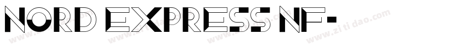 Nord Express NF字体转换